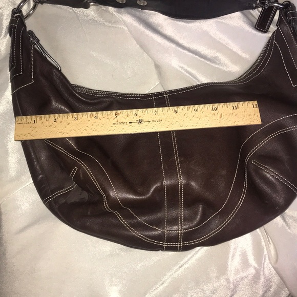 Coach Chocolate Brown Hobo purse - Picture 4 of 8